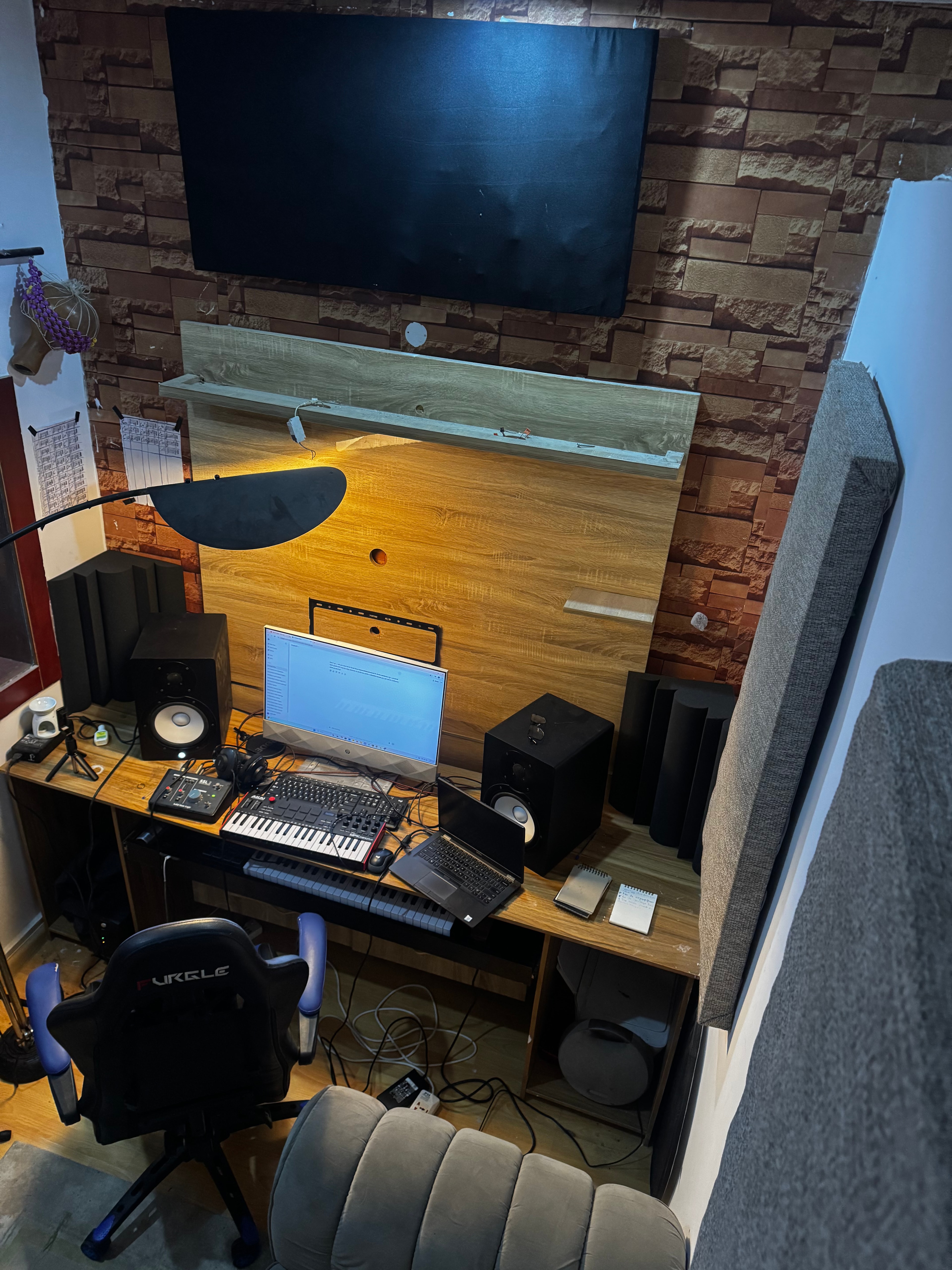Studio Control Room - Professional Mixing Console